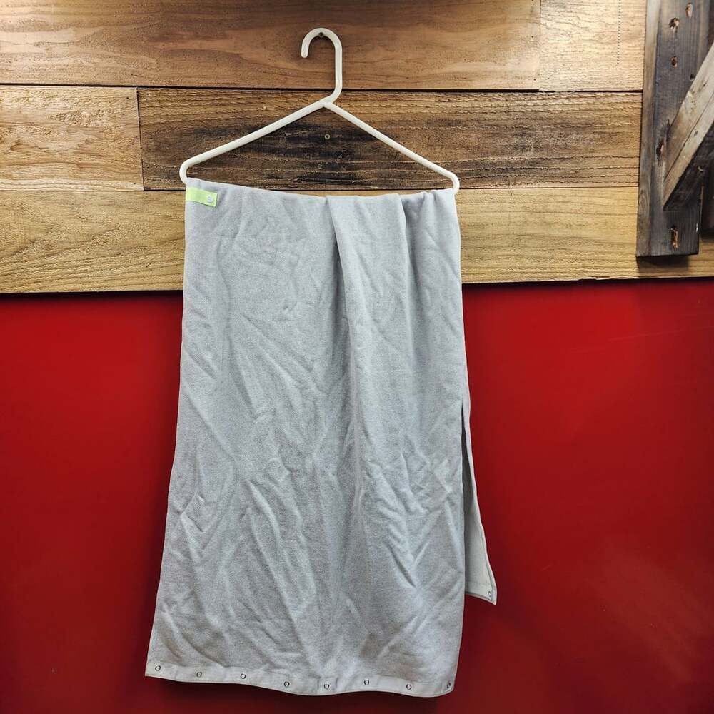 lululemon Vinyasa Wrap Rulu Travel Shawl Scarf Heathered Grey